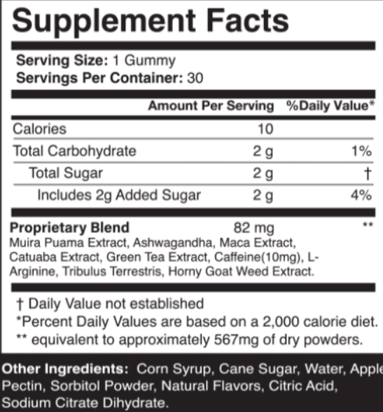 Alphabite Supplement Facts