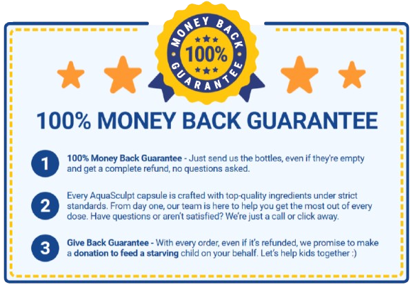 Aqua Sculpt Money Back guarantee