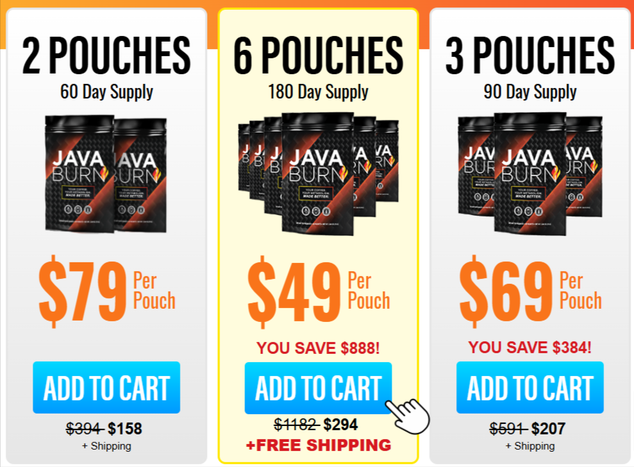 Java Burn Pricing