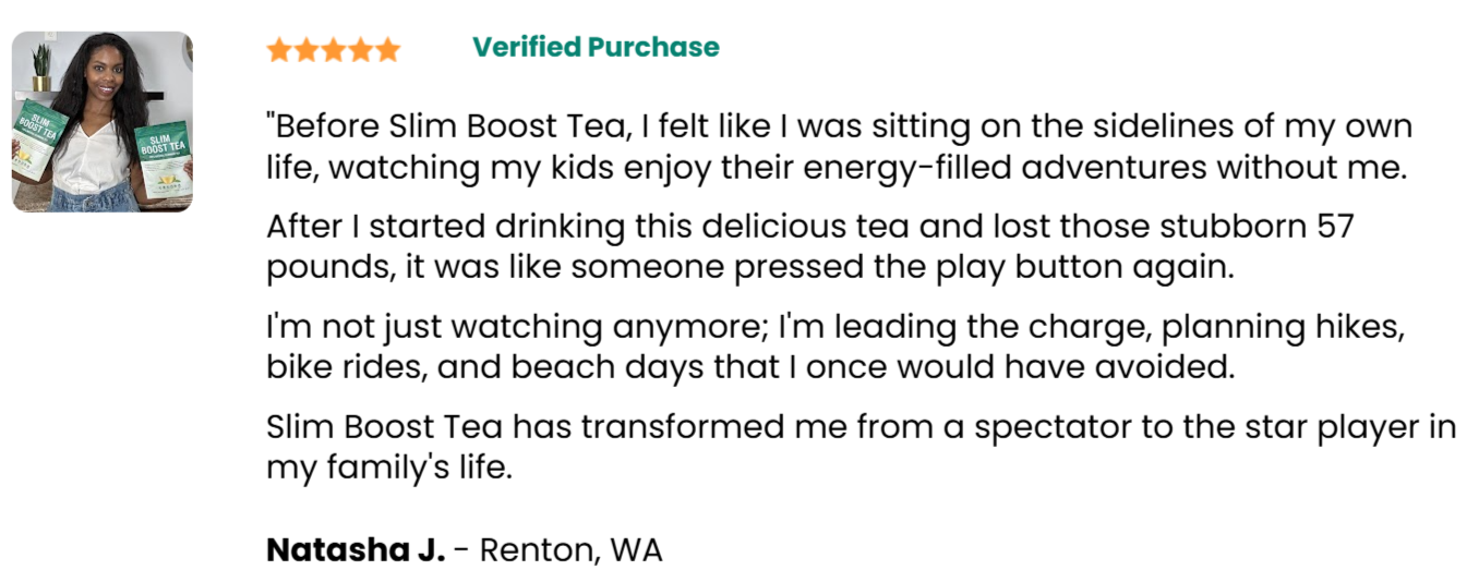 Slim Boost Tea Customer reviews